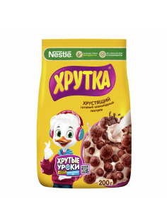 Готовый завтрак Хрутка шоколадные шарики, 200г