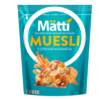Мюсли Matti Соленая карамель, 250г