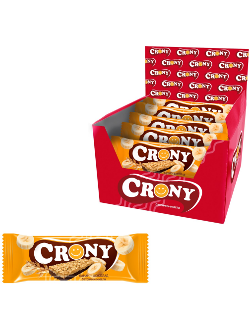 Батончик-мюсли Crony Банан-шоколад, 50г