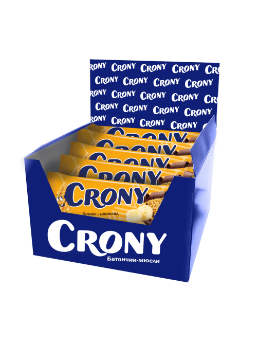Батончик-мюсли Crony Банан-шоколад, 50г