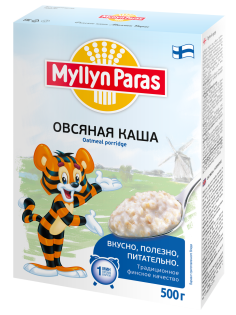 Каша Myllyn Paras Тигренок овсяная, 500г