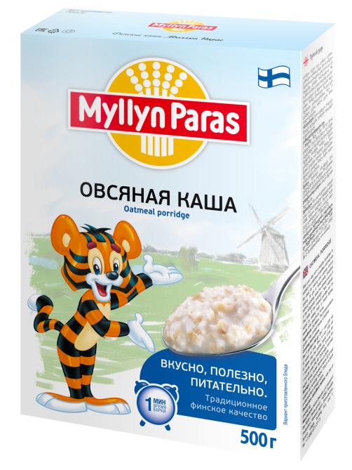 Каша Myllyn Paras Тигренок овсяная, 500г