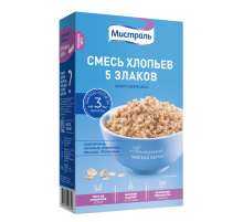 Смесь хлопьев Мистраль 5 злаков, 400г