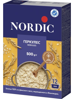 Хлопья Nordic Геркулес, 500г