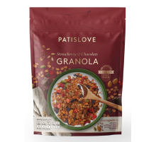 Гранола Patislove клубника-темный шоколад, 300г