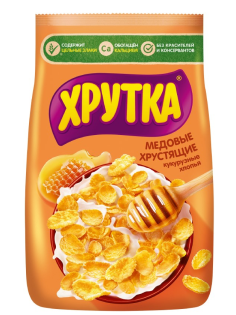 Хлопья Хрутка медовые хрустящие, 270г