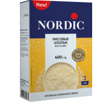 Хлопья рисовые Nordic 400г