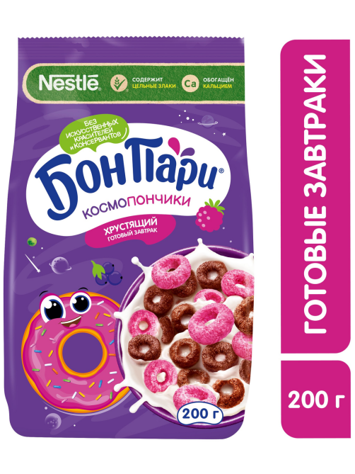 Завтрак готовый Bon Pari Космопончики, 200г