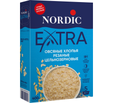 Хлопья овсяные Nordic 5 минут варки, 400г