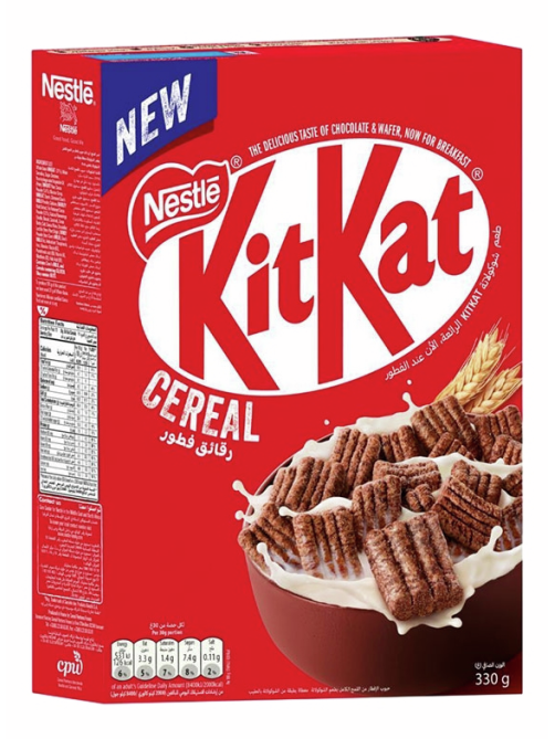 Готовый завтрак KitKat Cereal Хрустящие шоколадные подушечки, 350г