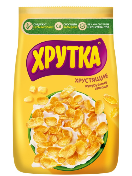 Хлопья Хрутка кукурузные хрустящие, 290г