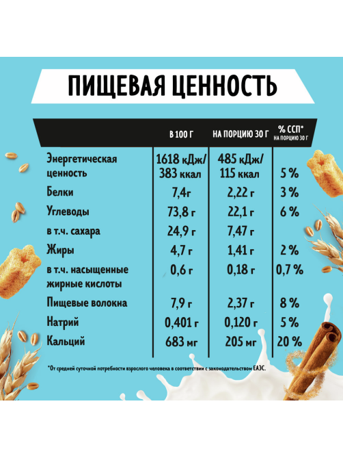 Готовый завтрак Goodmix ЧурросВайб Палочки хрустящие с корицей, 210г