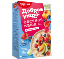 Каша овсяная Увелка ассорти 5 вкусов (40г x 5шт), 200г