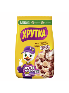 Готовый завтрак Хрутка Duo шарики, 200г