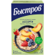 Каша Быстров Ассорти овсяная черника, клубника, персик без варки 6шт, 240г