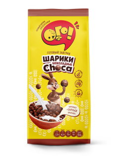 Готовый завтрак Ого! Шоколадные шарики Choca, 150г