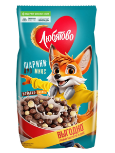 Шарики Любятово Дуо микс, 500г