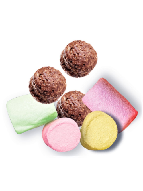 Готовый завтрак Happy Mallow Кукурузные шарики с хрустящим маршмеллоу, 240г