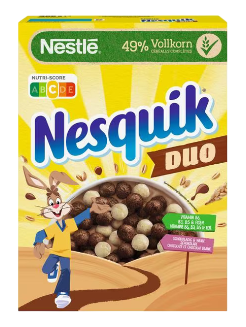 Готовый завтрак Nesquik Duo Шарики с темным и белым шоколадом, 325г