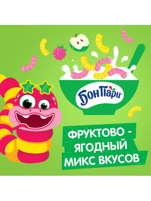 Готовый завтрак Bon Pari Фруттифан змейки, 200г