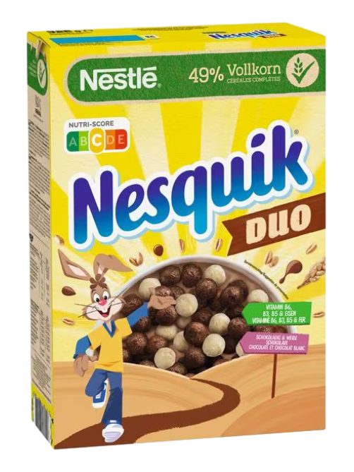 Готовый завтрак Nesquik Duo Шарики с темным и белым шоколадом, 325г