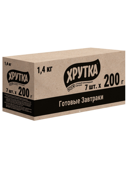 Готовый завтрак Хрутка Duo шарики, 200г
