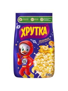 Готовый завтрак Хрутка Медовые луны и галактики, 210г