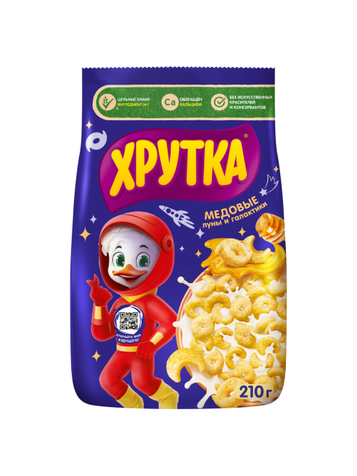 Готовый завтрак Хрутка Медовые луны и галактики, 210г