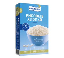 Хлопья рисовые Мистраль нежные, 400г