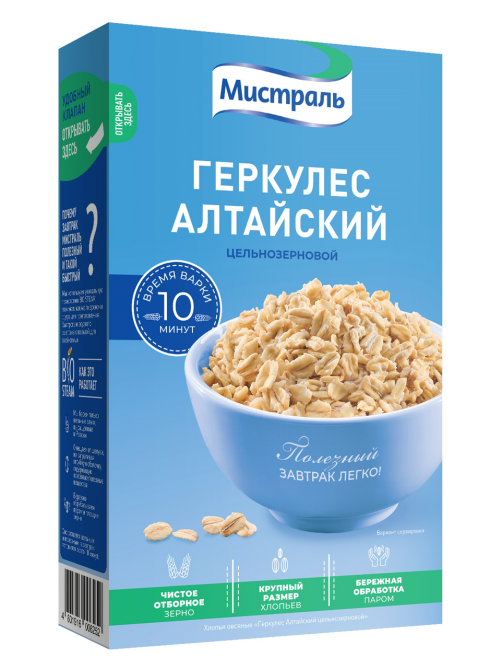 Хлопья Мистраль Геркулес алтайский, 400г