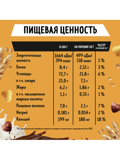 Готовый завтрак Goodmix Карамельно-шоколадный микс вкусов, 230г