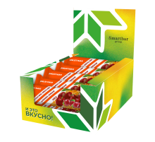 Батончик-мюсли Must Have с клюквой вишней и медом, 25г x 25 шт