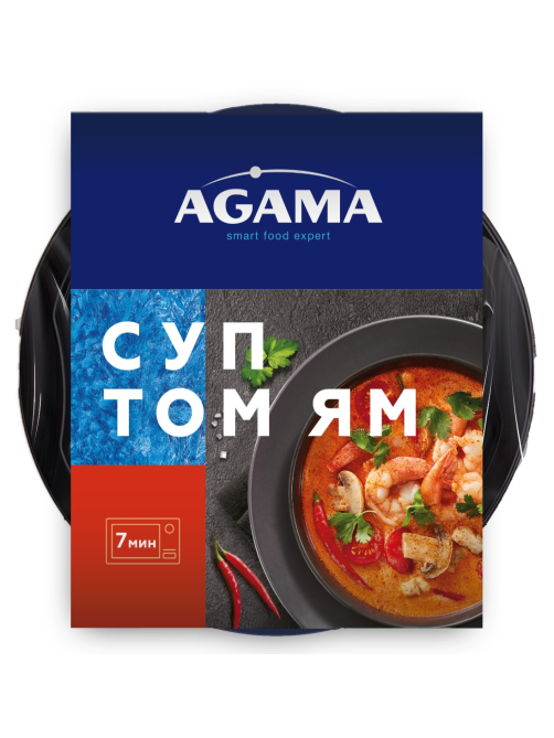 Суп Agama Том ям замороженный, 250г