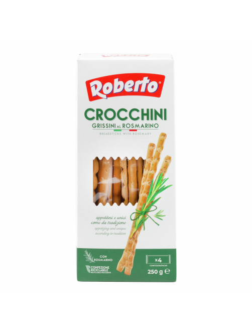 Палочки хлебные Roberto Гриссини Кроккини с розмарином, 250г
