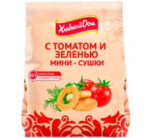 Сушка мини Хлебный дом с томатом и зеленью, 180г