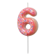Свеча-цифра Fiolento Friendly Birthday 6