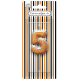 Свеча-цифра Fiolento Friendly Birthday 5
