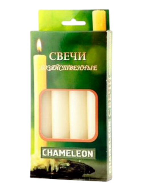 Свеча хозяйственная Chameleon 6 часов горения, 2.2 x 17см