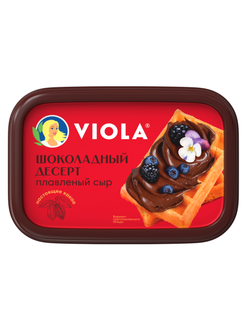 Сыр плавленый Viola Шоколадный десерт ГОСТ 30%, 180г