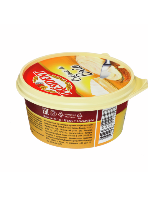 Сыр плавленый President Creme De Brie, 125г