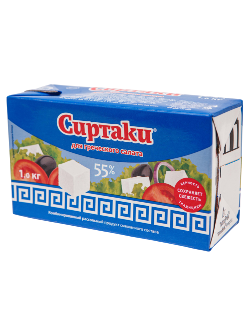 Продукт рассольный Сиртаки комбинированный для греческого салата, 1кг