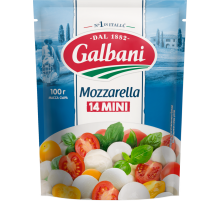 Сыр Galbani Моцарелла мини мягкий 45%, 100г