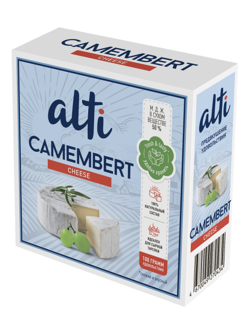 Сыр Alti Camembert мягкий 50%, 100г