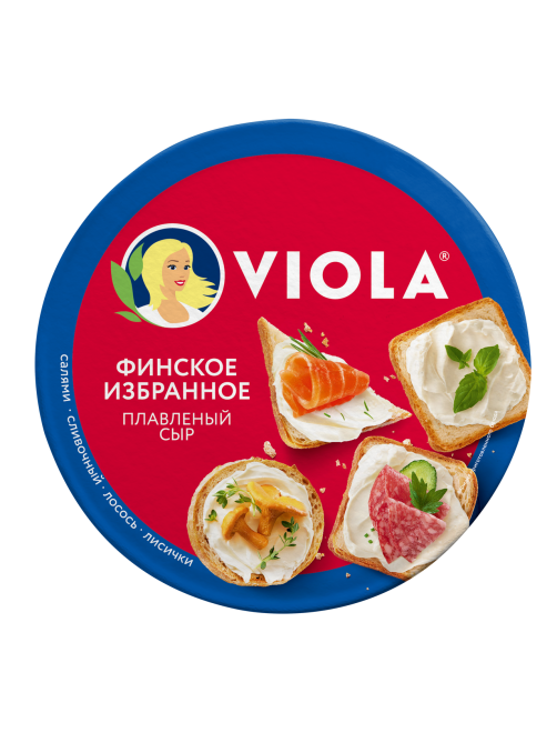 Сыр плавленый Viola Финское избранное треугольники, 130г