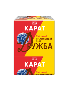 Сыр плавленый Карат Дружба 45%, 90г