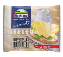 Сыр плавленый Hochland сливочный в ломтиках, 150г