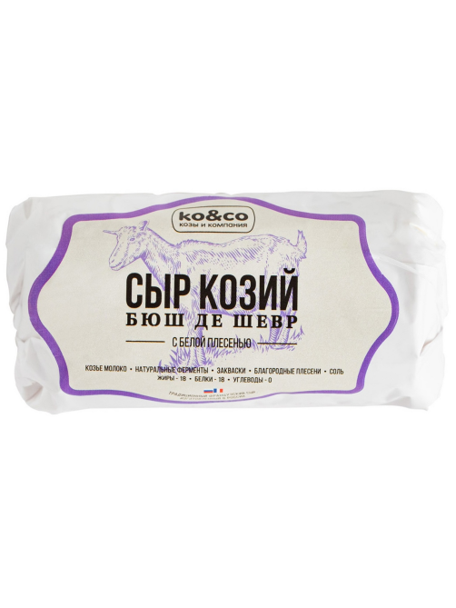 Сыр Ko&Co Бюш Де Шевр козий свежий мягкий 45%, 100г