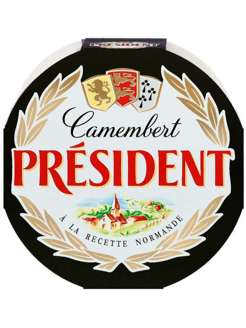Сыр мягкий President Камамбер с белой плесенью 45%, 125г