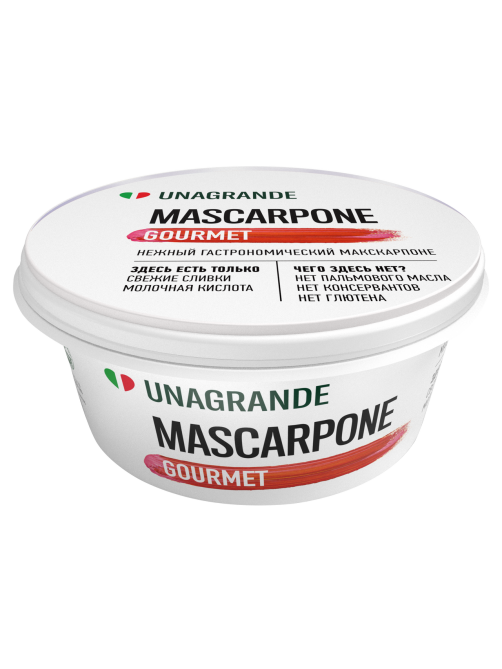 Сыр Unagrande Маскарпоне мягкий 80%, 250г