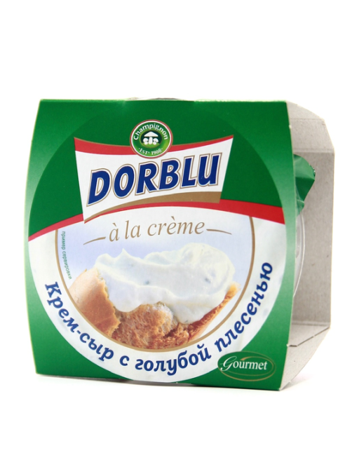 Сыр Dorblu a la creme с голубой плесенью мягкий 65%, 80г